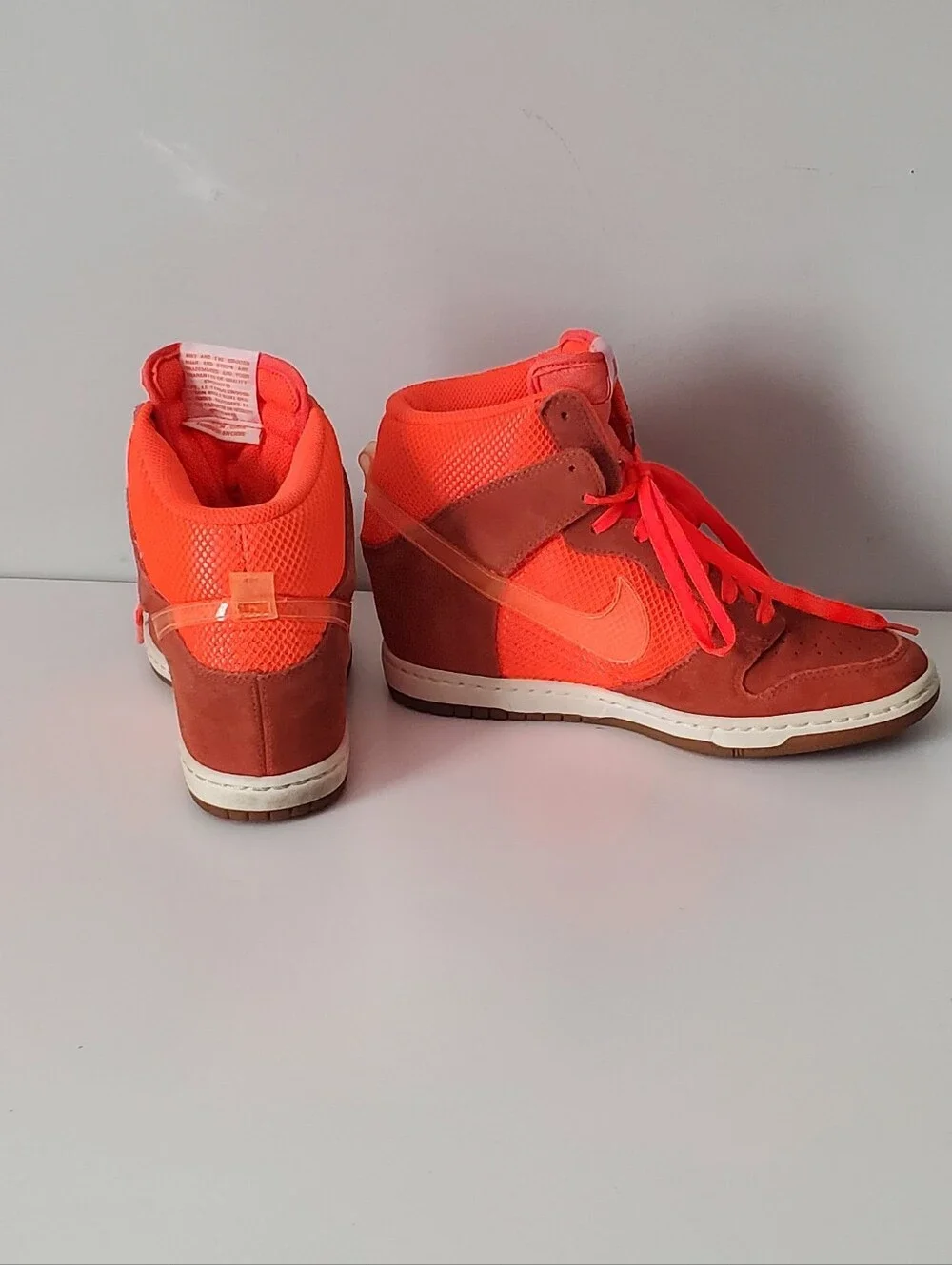 Nike Women's Dunk Sky High Mesh Sneakers Size 8.5
